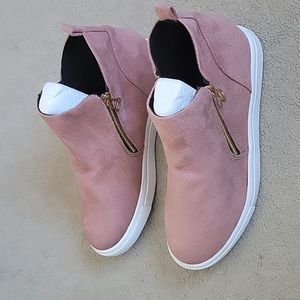 Pink Hightop Sneakers